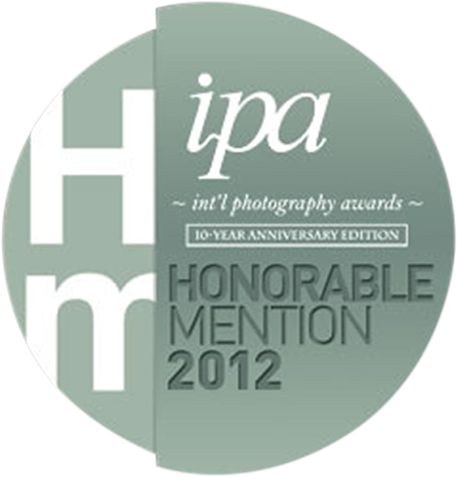 Honorable mention in IPA International photography awards professional 2012
